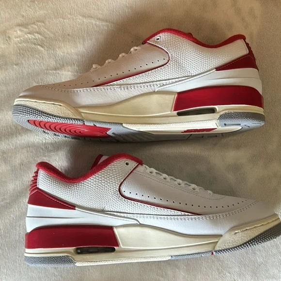 Jordan 2/3 Varsity Red-Sail Size 11.5 SKU FD0383-161 - Picture 3 of 8